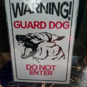 Dog sign